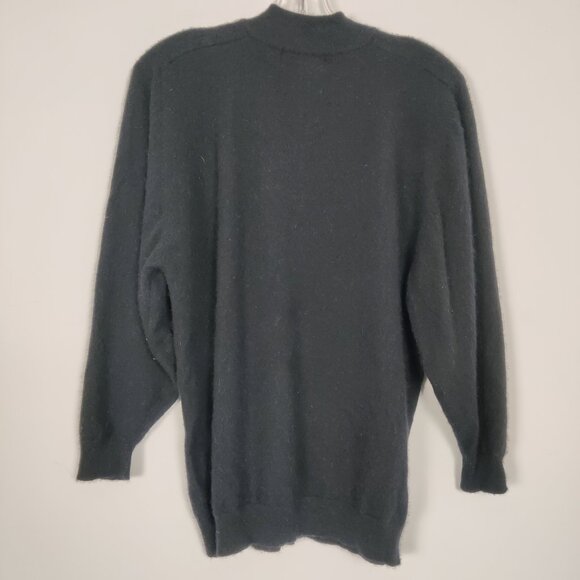 Hunt Club Women's Sweater Size M Gray Wool Henley Neck Casual Outdoor Warm Comfy - Picture 4 of 8